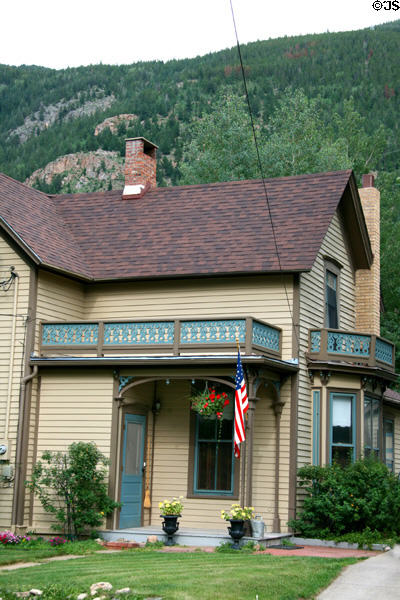 Victorian house on Argentine St. Georgetown, CO.