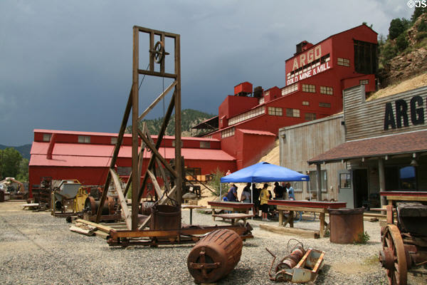 Argo Gold Mine & Mill (c1894). Idaho Springs, CO. On National Register.
