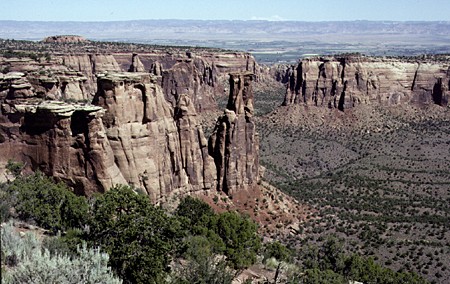 Landscape of Colorado National Monument. CO.