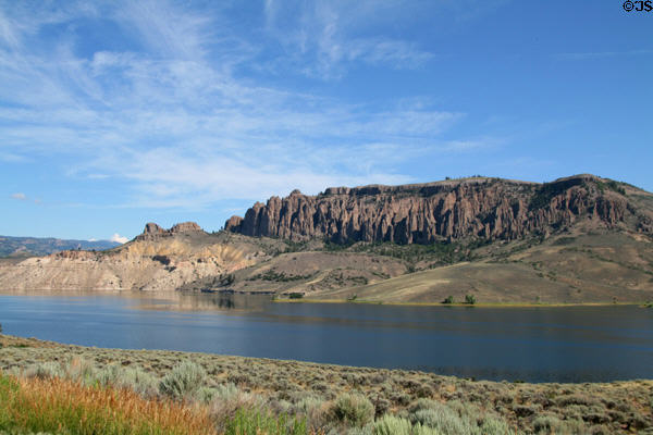 Pinnacles on Blue Mesa Reservoir on Highway 50 East of Gunnison. CO.