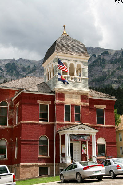 Ouray County Court House (1888) (541 4th St.). Ouray, CO. Architect: Francis Carney.