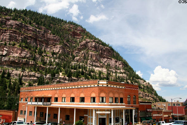 Prevost Building (1899) (600 Main St.) now Citizen's State Bank. Ouray, CO.