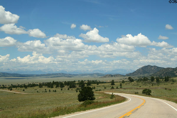 Landscape on US24 west of Florissant, CO.
