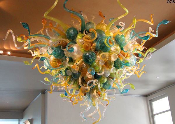 Dale Chihuly glass sculpture at Colorado Springs Fine Arts Center. Colorado Springs, CO.