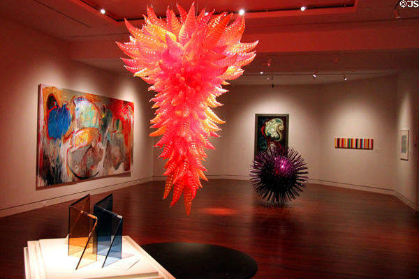 Modern gallery at Colorado Springs Fine Arts Center. Colorado Springs, CO.