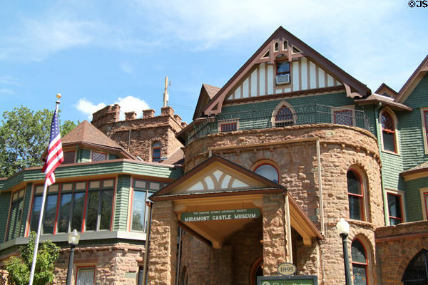 Miramont Castle Museum run by Manitou Springs Historical Society. Manitou Springs, CO.
