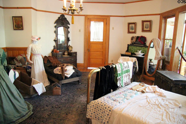 Guest bedroom at Miramont Castle. Manitou Springs, CO.