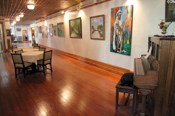 Art gallery at Miramont Castle. Manitou Springs, CO.
