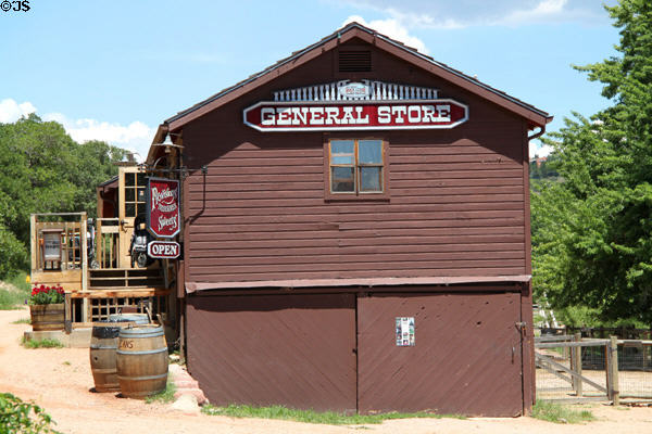 General store at Rock Ledge Ranch Historic Site. Colorado Springs, CO.