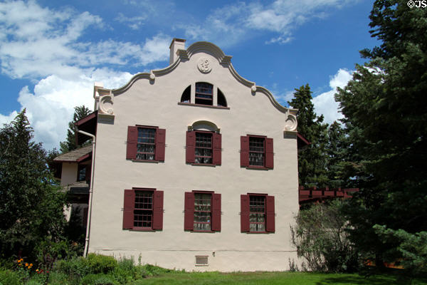 Orchard House facade at Rock Ledge Ranch Historic Site. Colorado Springs, CO.