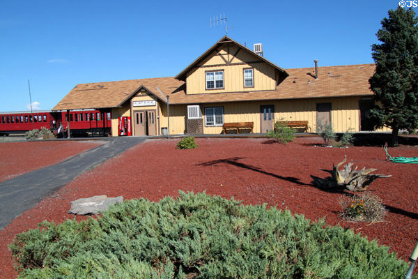 Station of Cumbres & Toltec Scenic Railroad. Antonito, CO.