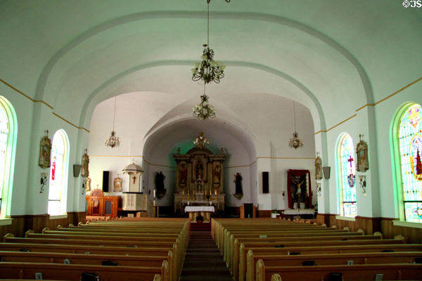 Interior of Our Lady of Guadalupe Church. Antonito, CO.