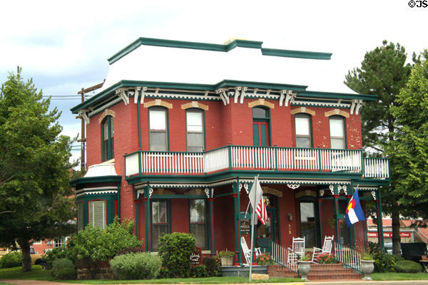 Peabody House (c1880) (403 Royal Gorge Blvd.) (now Union City Chamber of Commerce). Canon City, CO.