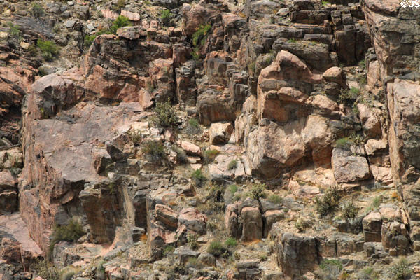 Rock formations at Royal Gorge. CO.