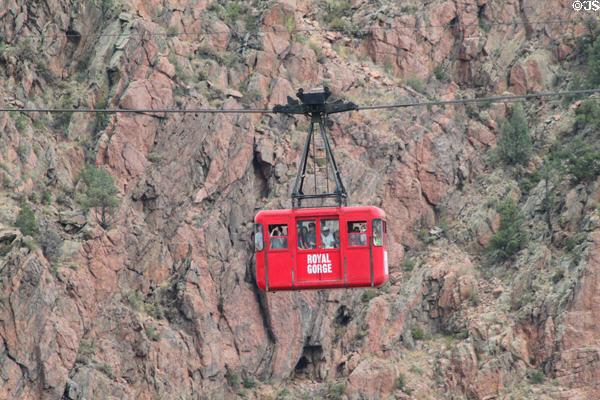 Aerial tram across Royal Gorge. CO.