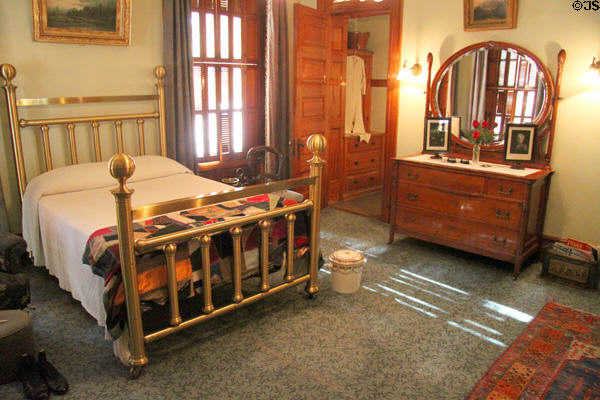 Bedroom at Rosemount House Museum. Pueblo, CO.