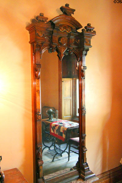 Tall mirror at Rosemount House Museum. Pueblo, CO.