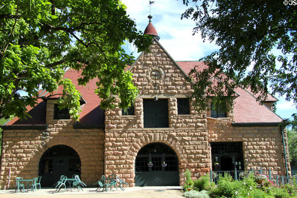 Carriage house (now a restaurant) at Rosemount House Museum. Pueblo, CO.
