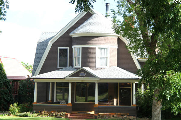 Shingle heritage house (420 W. 14th St.) in Rosemount neighborhood. Pueblo, CO.