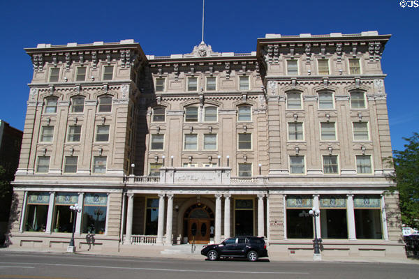 Hotel Vail (1910) (217 S. Grand Ave.). Pueblo, CO. Style: Renaissance Revival. Architect: J.M. Giles. On National Register.
