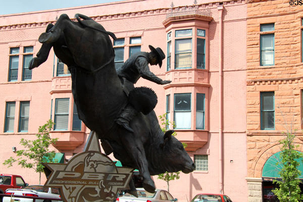 Bucking Bronco Statue on Riverwalk. Pueblo, CO.