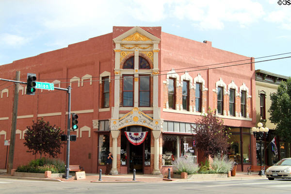 Orman Block (1882) (200-206 S. Union Ave.). Pueblo, CO.