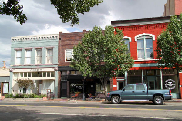 Italianate commercial buildings (122-128 S. Union Ave.). Pueblo, CO.