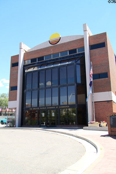 Greater Pueblo Chamber of Commerce building (302 N. Santa Fe Ave.). Pueblo, CO.