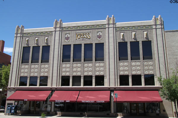 Kress Building (1929) (301 N. Main St.). Pueblo, CO. Architect: George R. Mackay.