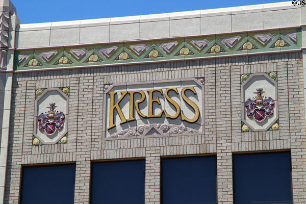 Terra Cotta details of Kress Building now Business & Technology Center ( BTC ). Pueblo, CO.