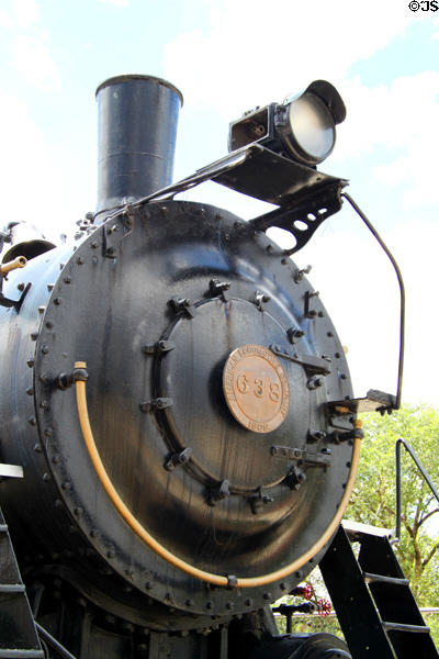 Nose of steam locomotive #638. Trinidad, CO.