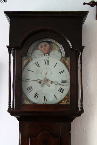 Tall clock at Baca Adobe House. Trinidad, CO.