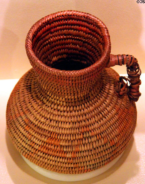 Basket with handle at Santa Fe Trail Museum. Trinidad, CO.