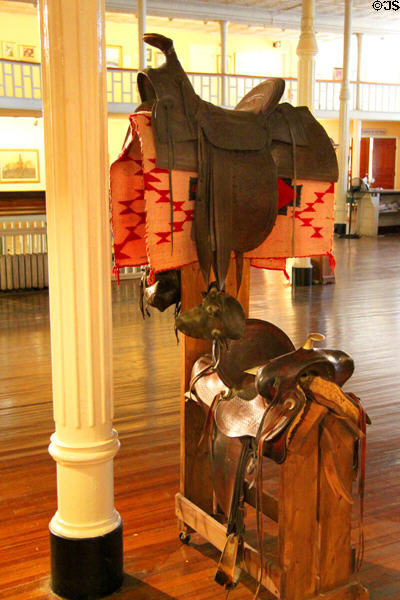Saddles (c1930) at A.R. Mitchell Museum of Western Art. Trinidad, CO.