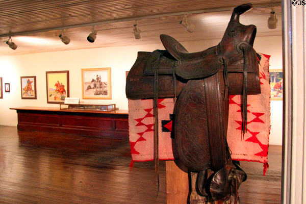 Saddle at A.R. Mitchell Museum of Western Art. Trinidad, CO.