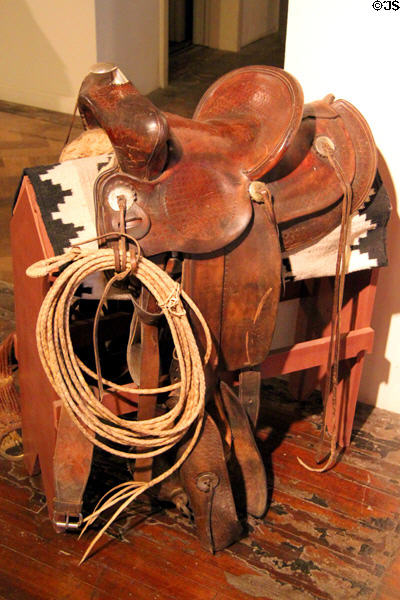 Saddle at A.R. Mitchell Museum of Western Art. Trinidad, CO.