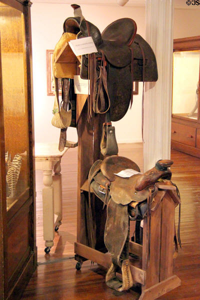 Saddles at A.R. Mitchell Museum of Western Art. Trinidad, CO.