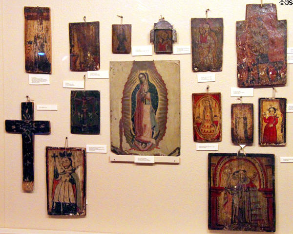 Santos religious art at A.R. Mitchell Museum of Western Art. Trinidad, CO.