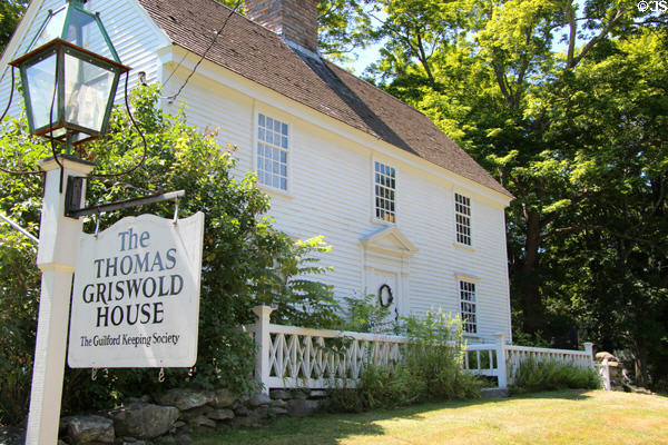 Thomas Griswold III House (c1774) (171 Boston St.). Guilford, CT. Style: Saltbox.
