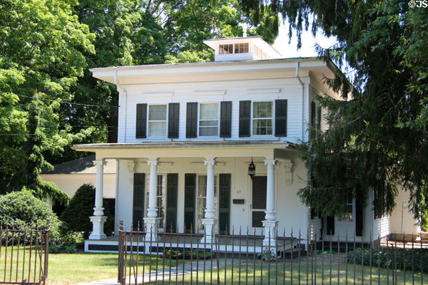 Frederick A. Weld House (1852) (65 Boston St.). Guilford, CT. Style: Italian Villa.