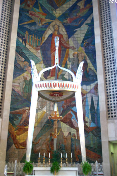 Altar mural of St. Joseph Cathedral. Hartford, CT.