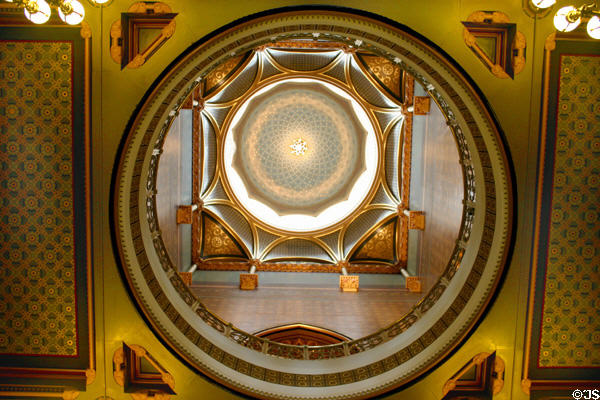 Dome interior of Connecticut State Capitol. Hartford, CT.