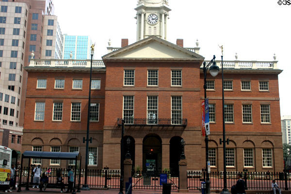 Facade of Old State House. Hartford, CT.