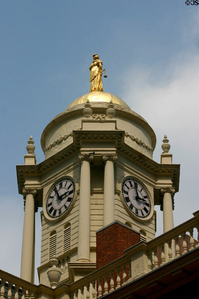 Dome on clock tower of Old State House. Hartford, CT.