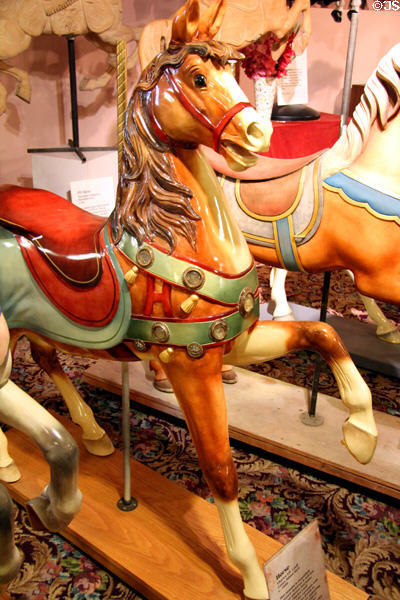 Coney Island style horse (c1890) by Charles I.D. Looff at New England Carousel Museum. Bristol, CT.
