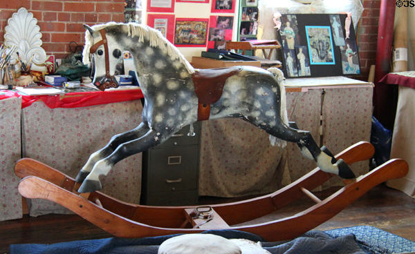 Rocking horse at New England Carousel Museum. Bristol, CT.