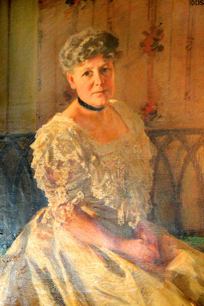 Portrait of Ada Brooks Pope (1906) by Ellen Emmet Rand at Hill-Stead Museum. Farmington, CT.