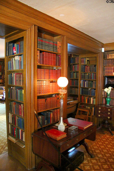 Library view at Hill-Stead Museum. Farmington, CT.