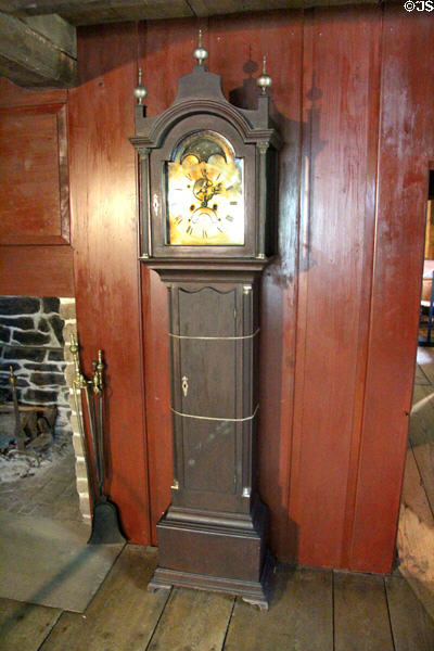 Tall clock at Stanley-Whitman House. Farmington, CT.