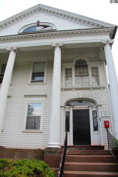 Major Timothy Cowles House (1815) (87 Main St.). Farmington, CT.